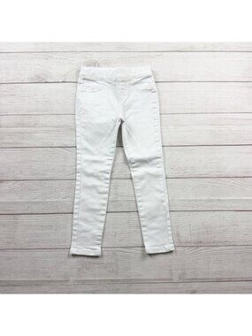 Vineyard Vines Girls White Jeggings Jeans Adjustable Waist Stretch 6